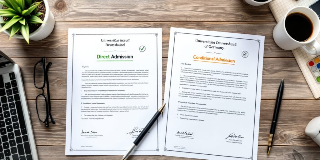 پذیرش مشروط یا مستقیم _اپلای جرمنی